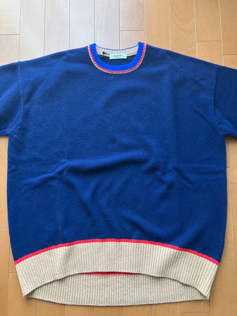 ネイビー 長袖ニット セーター　ニット