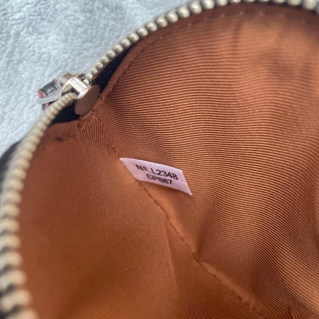 美品✨ コーチ COACH ケース 小銭入れ シグネチャー デニム 丸型