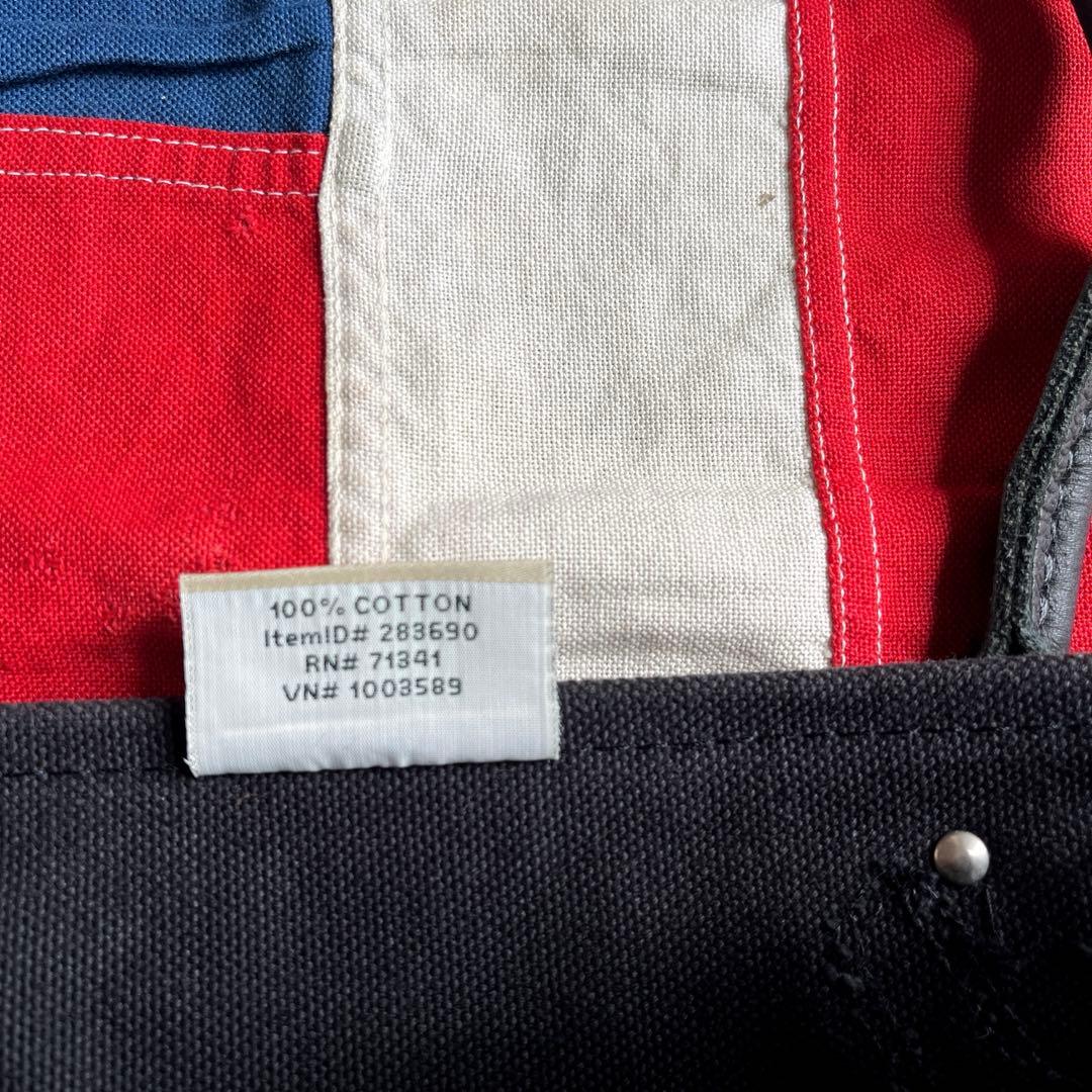 L.L.Bean BOTE AND TOTE レザーハンドル オールブラック M