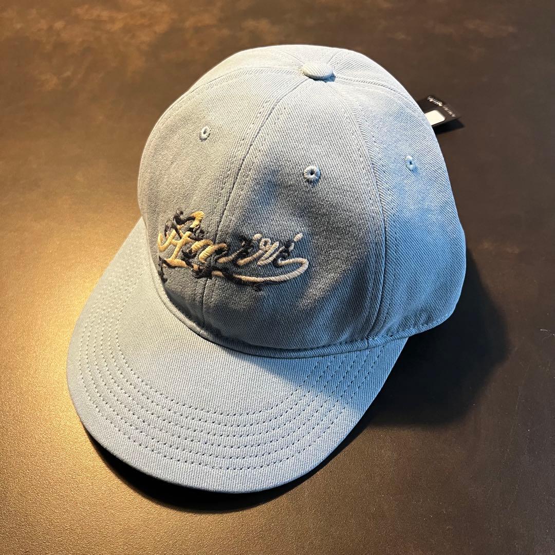 【新品定価8.8万】AMIRI アミリ ロゴ刺繍コットンベースボールキャップ