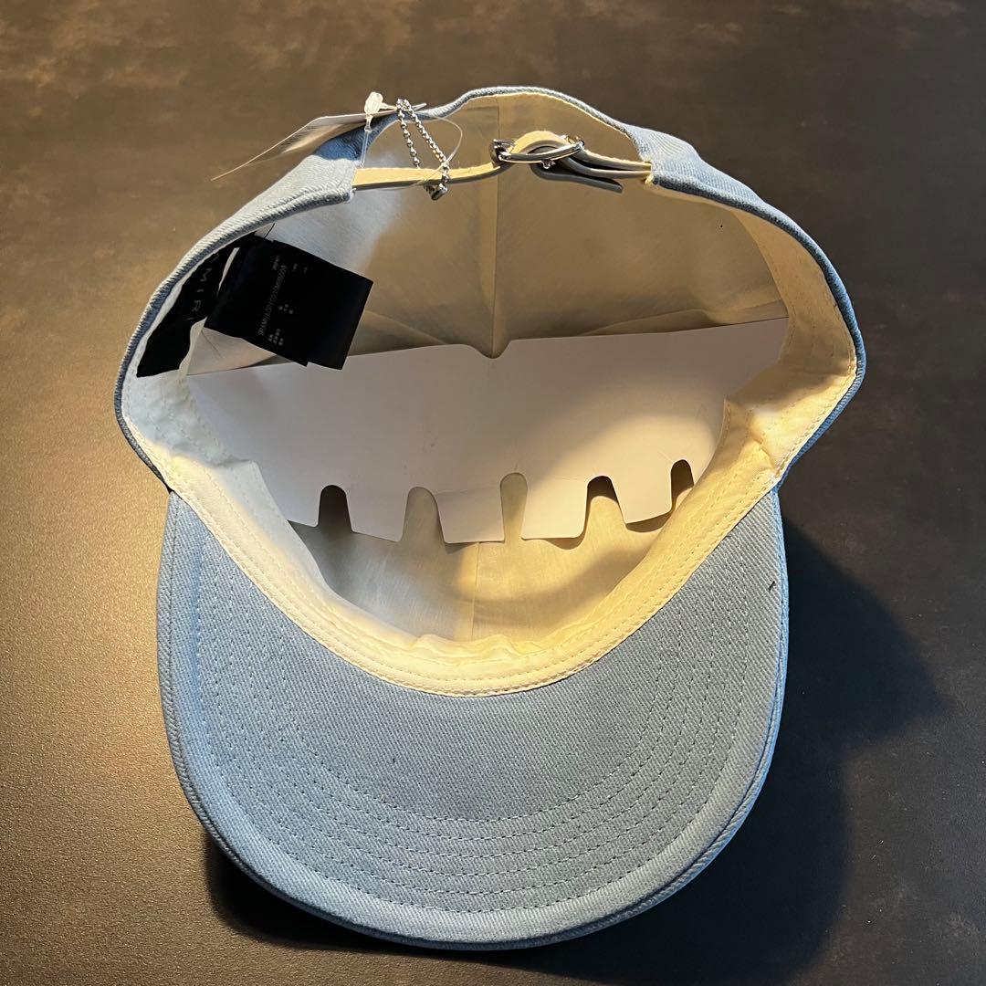 【新品定価8.8万】AMIRI アミリ ロゴ刺繍コットンベースボールキャップ