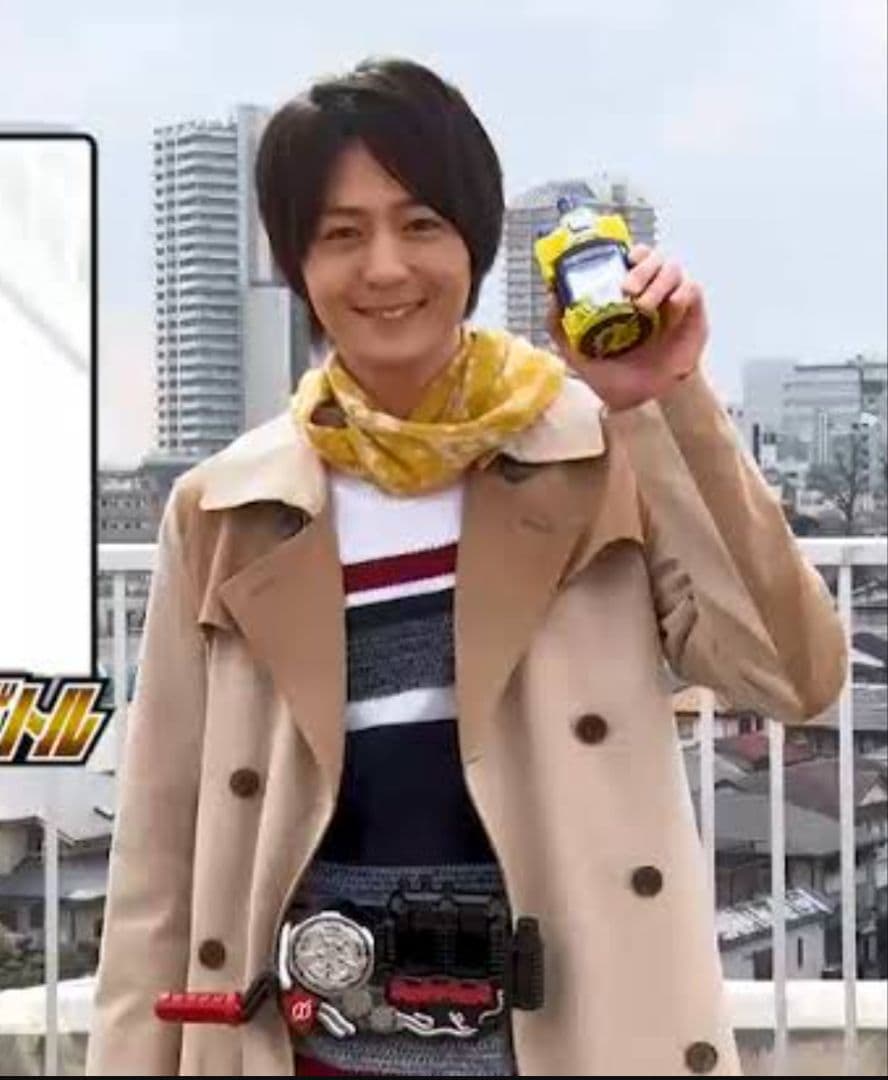 新品未開封　タグ付き　桐生戦兎　着用　衣装　トップス　ニット　Lサイズ