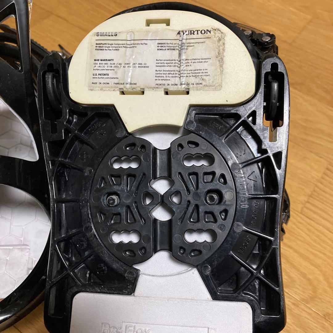 BURTON ビンディング CUSTOM SMALLS 　ブラックホワイト