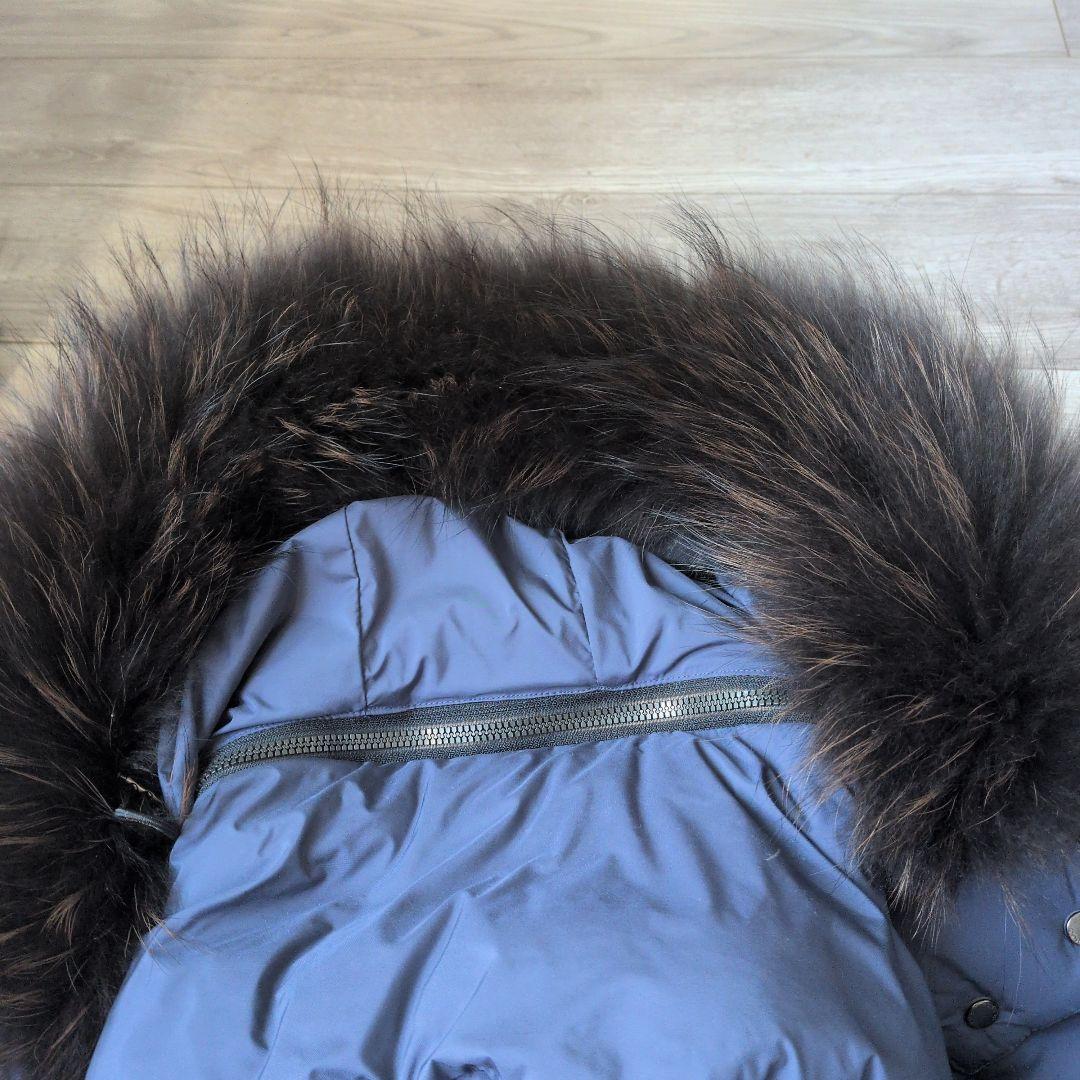 ち*ん様 TATRAS ネイビー ダウンジャケット ファー付き