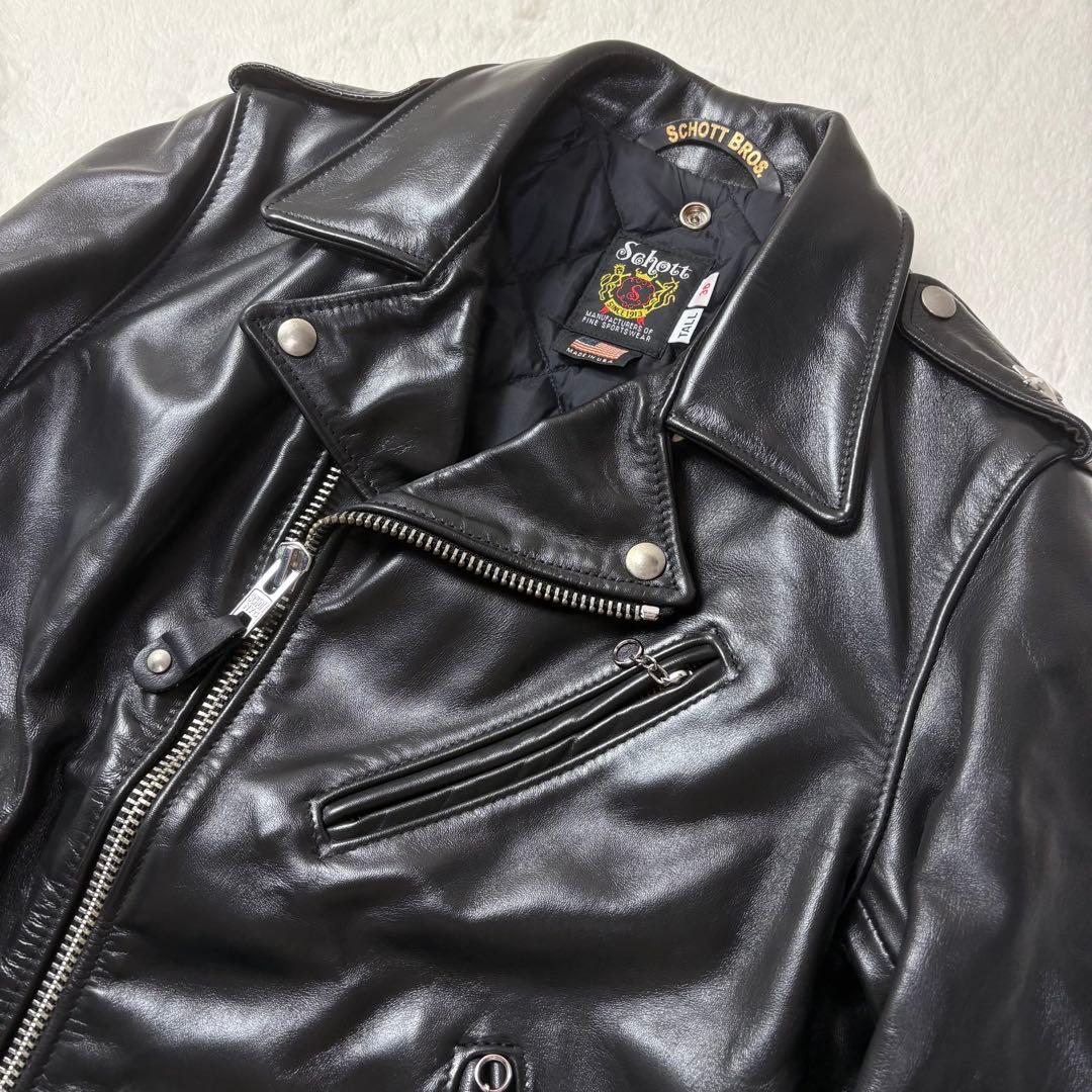 美品 馬革 ワンスター schott 613uht ライダースジャケット USA