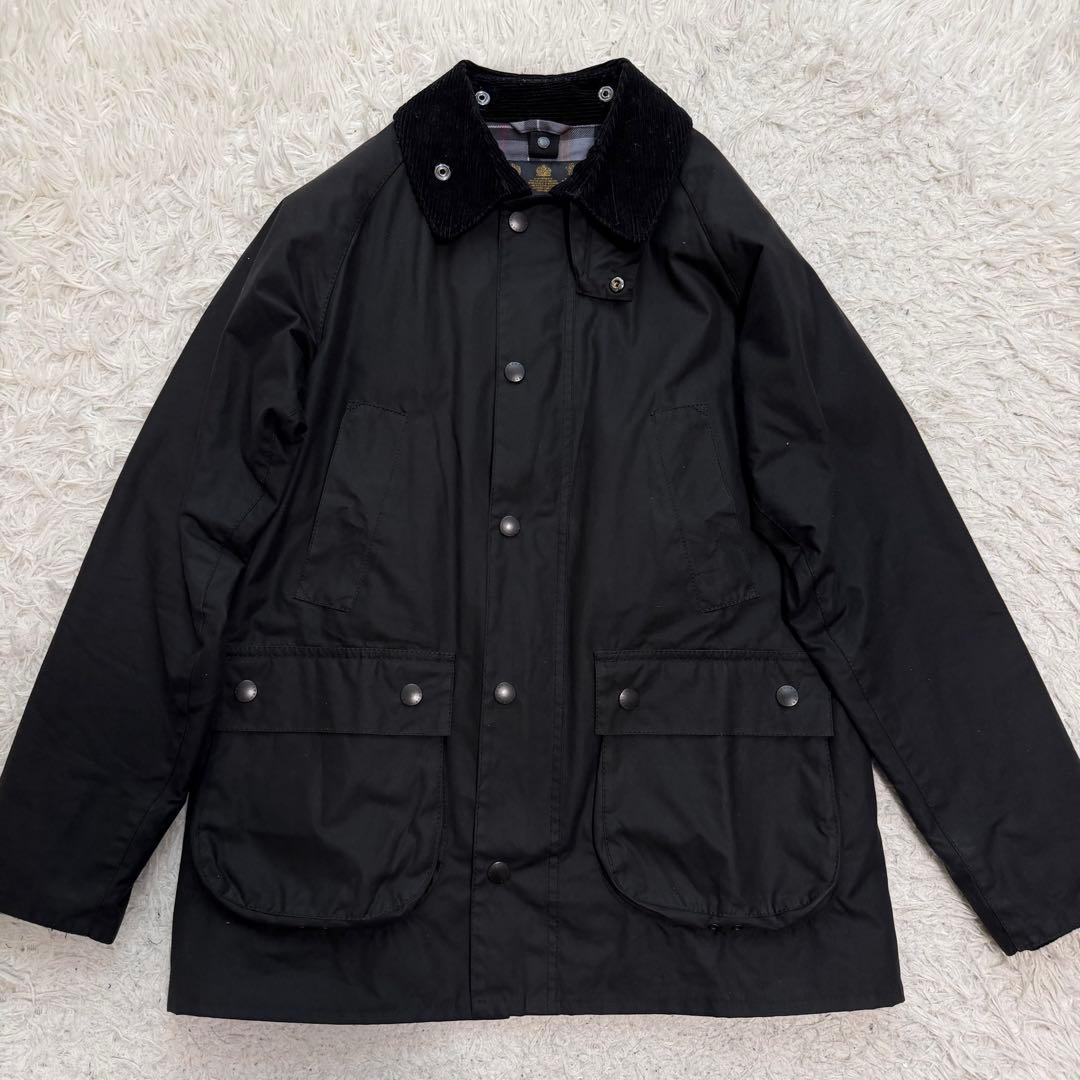 近年極美品Lサイズ相当　バブアー　ワックスジャケット　ハンティングジャケット　黒