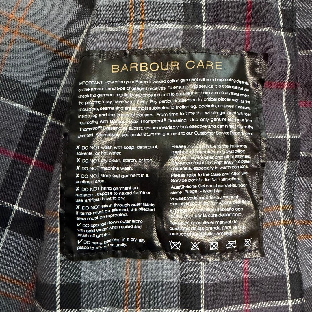 近年極美品Lサイズ相当　バブアー　ワックスジャケット　ハンティングジャケット　黒