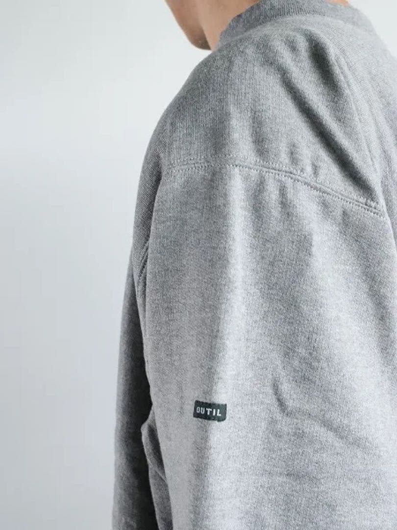 OUTIL（ウティ） MAILLE APT Heather Gray スウェット