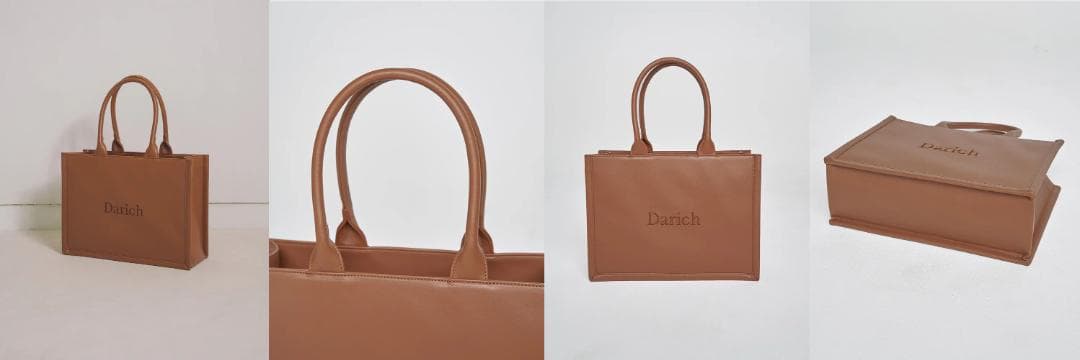 ダーリッチ Darich ロゴレザートートバッグ アイボリー IVO