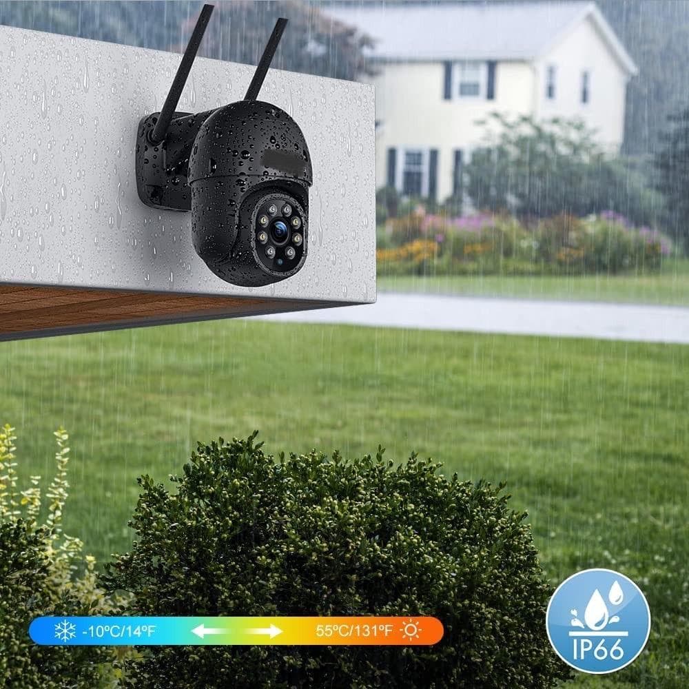 2台セット❣2K/400万画素☆超高画質❣多機能でも操作や設定簡単❤防犯カメラ