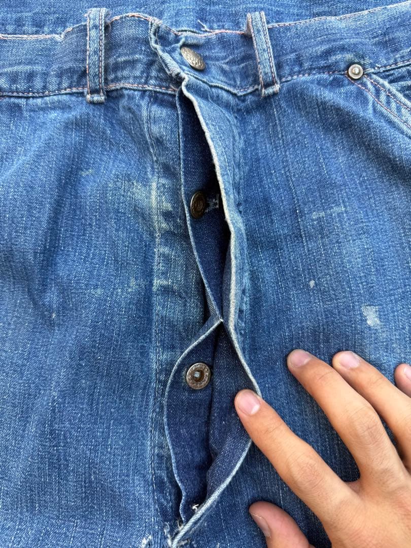 え*す様 40s 大戦 denim painter 月桂樹ボタン