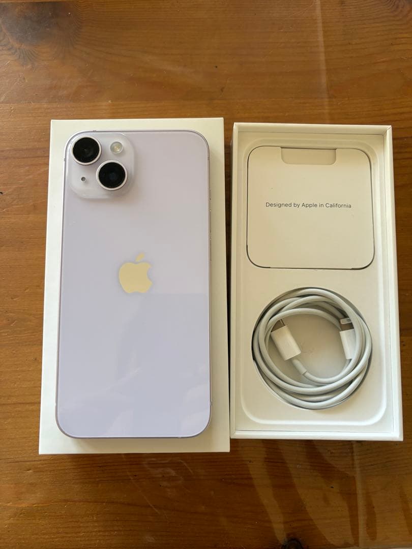 ◾️美品◾️ iPhone 14 128G バッテリー85% パープル