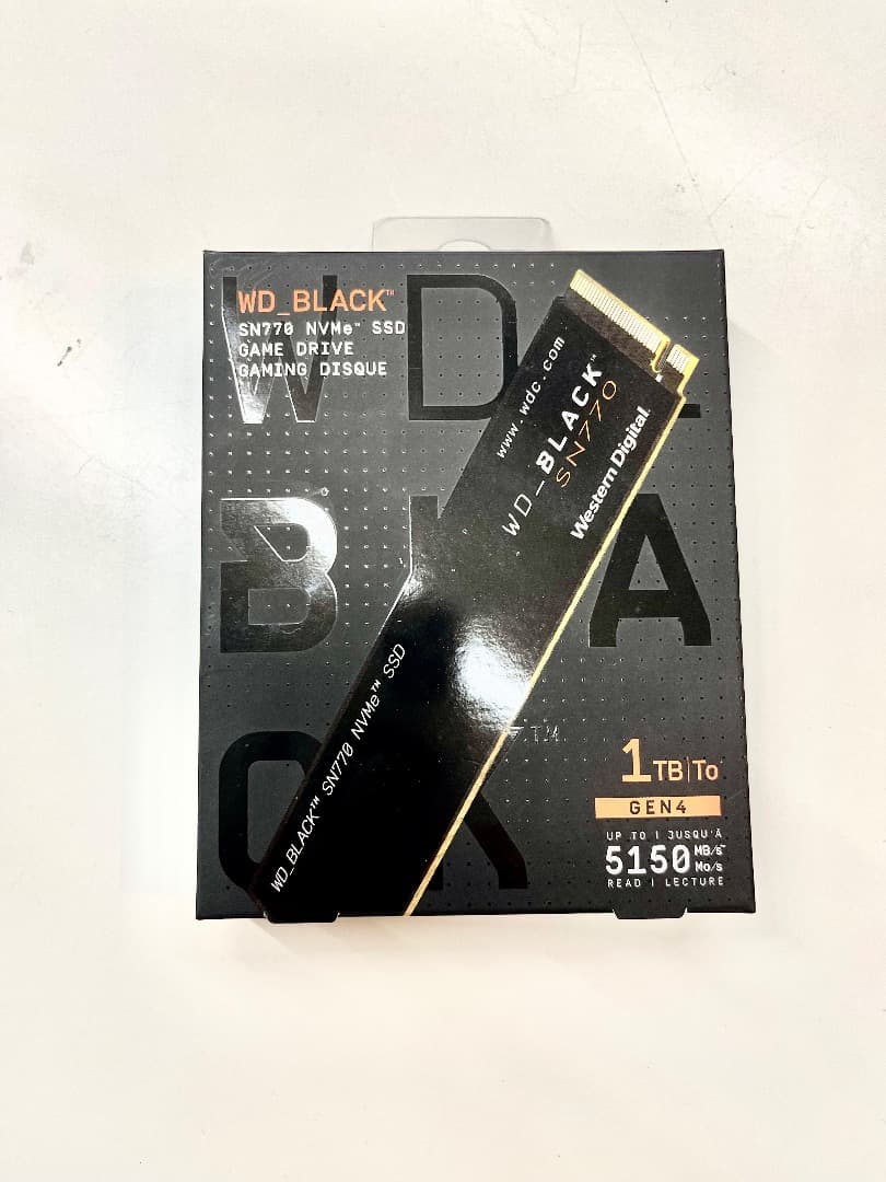 内蔵型SSD WD Black SN770 NVMe SSD