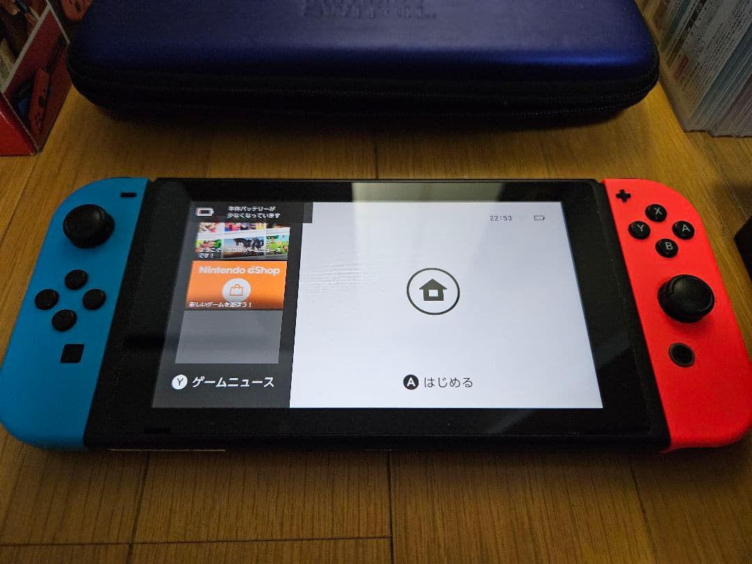 Nintendo Switch 本体 ジョイコン 青/赤 ゲームソフト6本付き