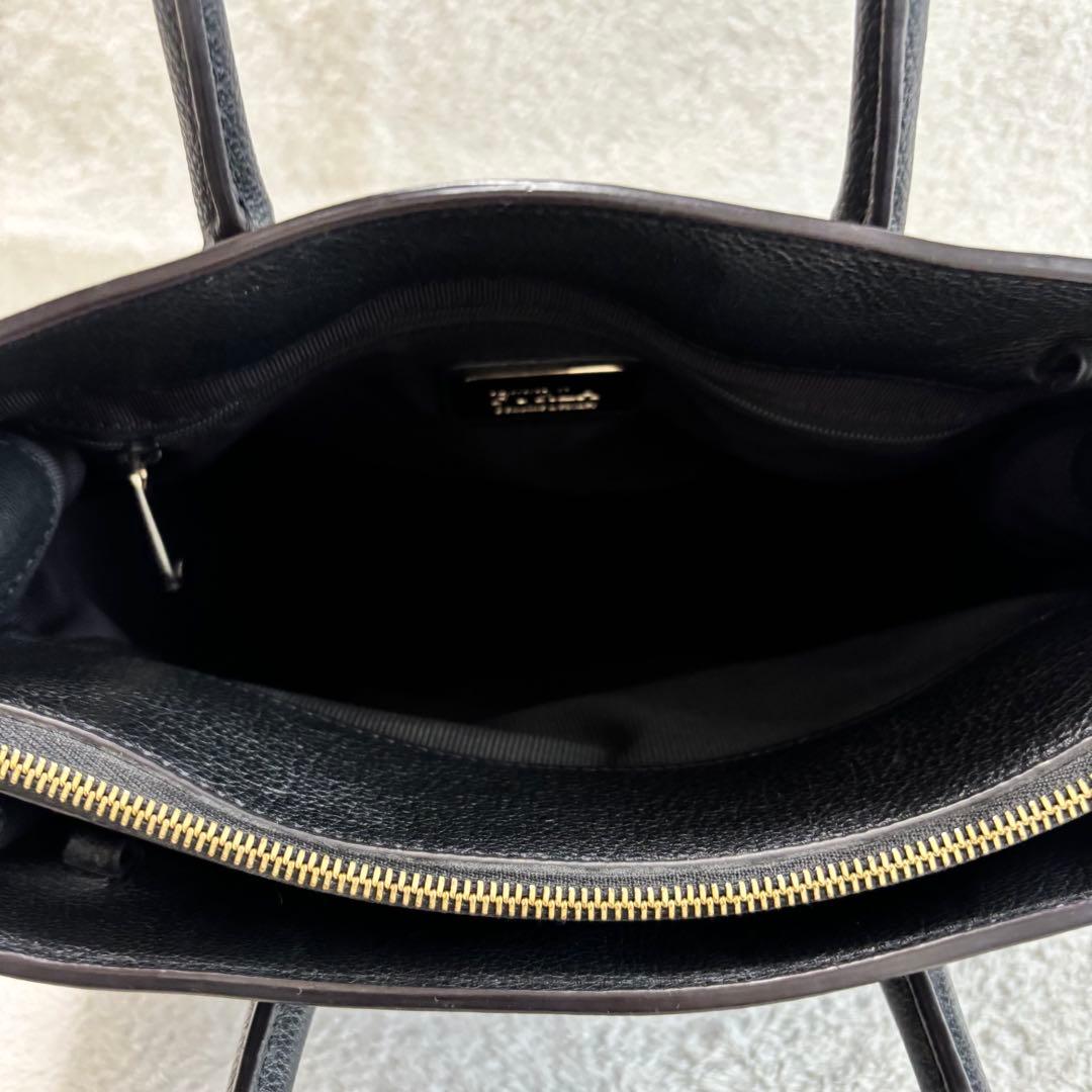 ✨️美品✨️ FURLA フルラ ハンドバッグ 2WAY レザー ブラック ピン