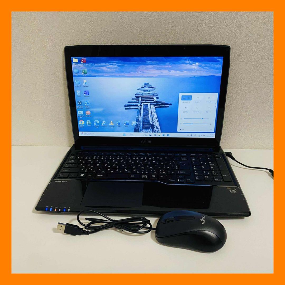 Y920 富士通ノートパソコンWEBカメラSSD高速Windows11オフィス付