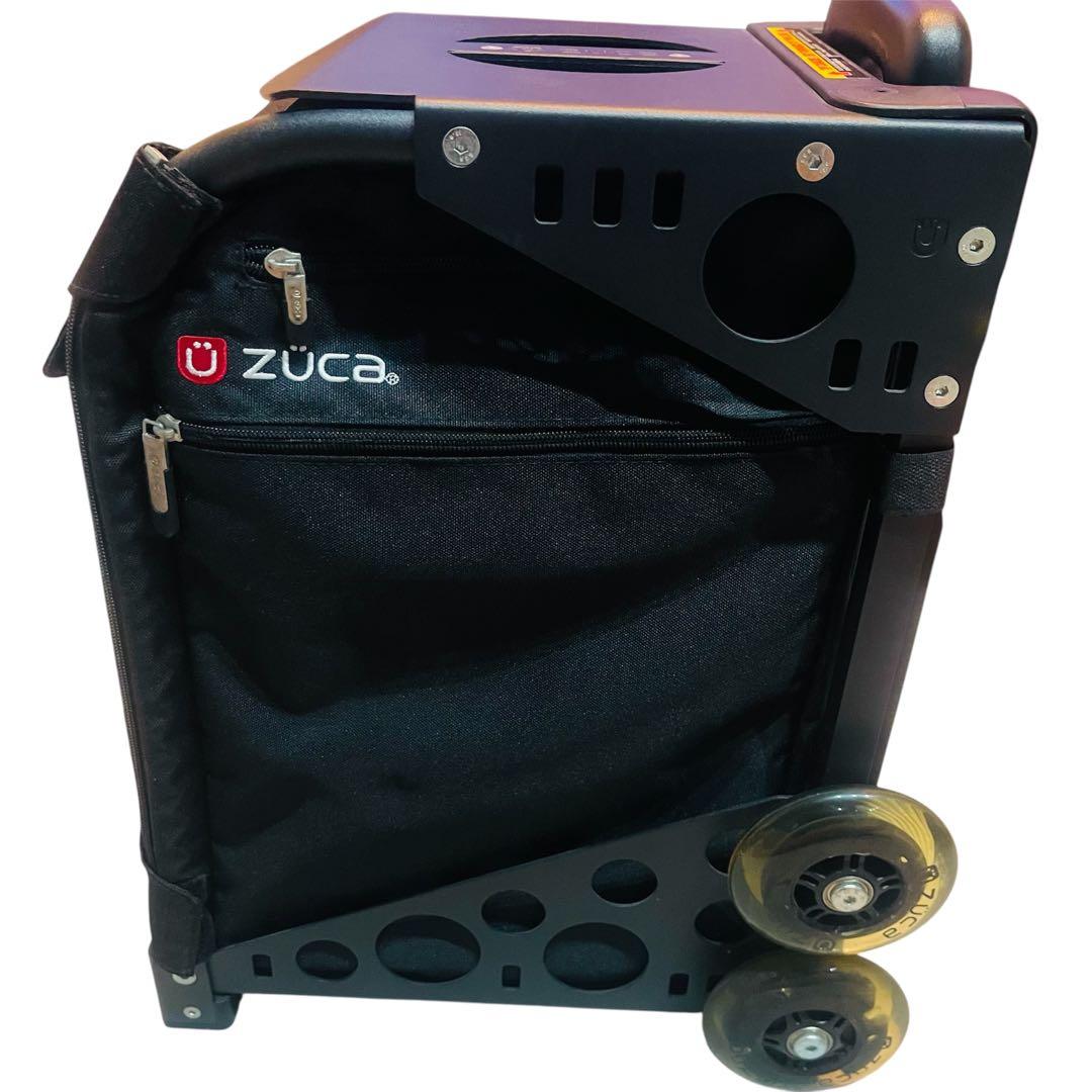 美品　ZÜCA 黒 キャリーカート　座れる