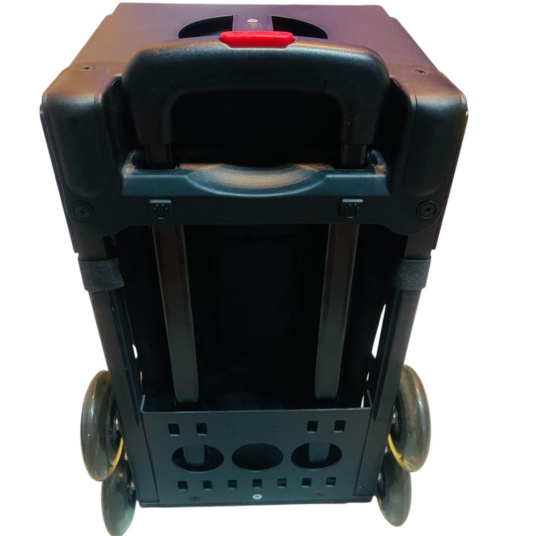 美品　ZÜCA 黒 キャリーカート　座れる