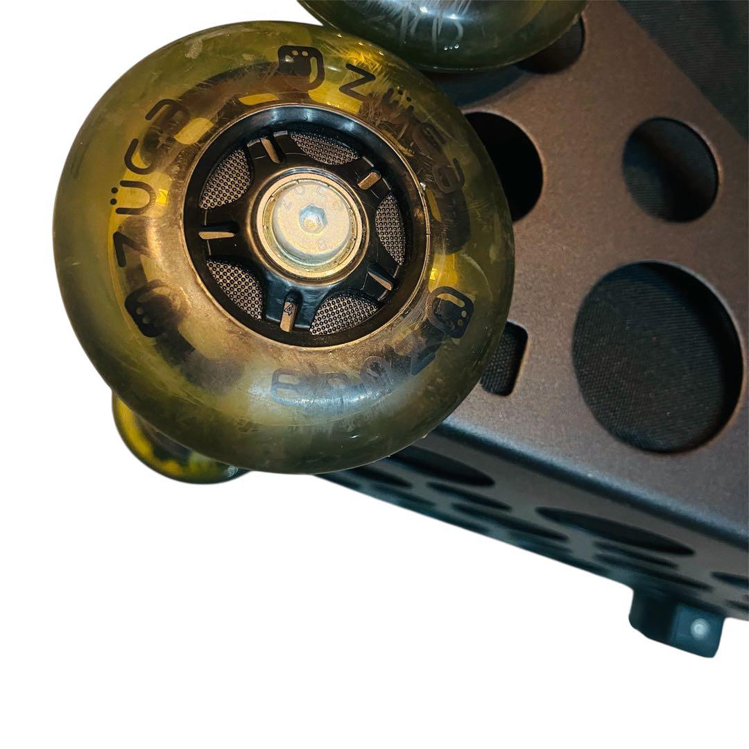 美品　ZÜCA 黒 キャリーカート　座れる