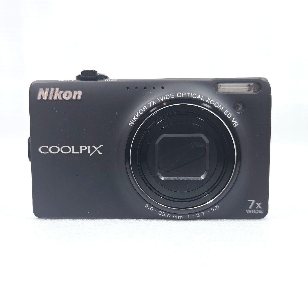 【美品】Nikon COOLPIX S6000 ブラック デジタルカメラ