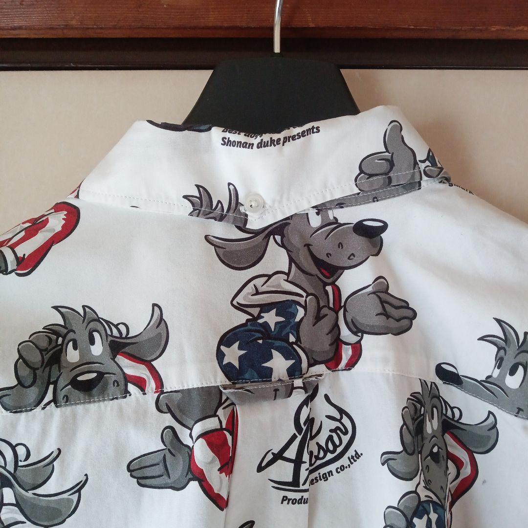 Boat House 犬イラスト 長袖シャツ M