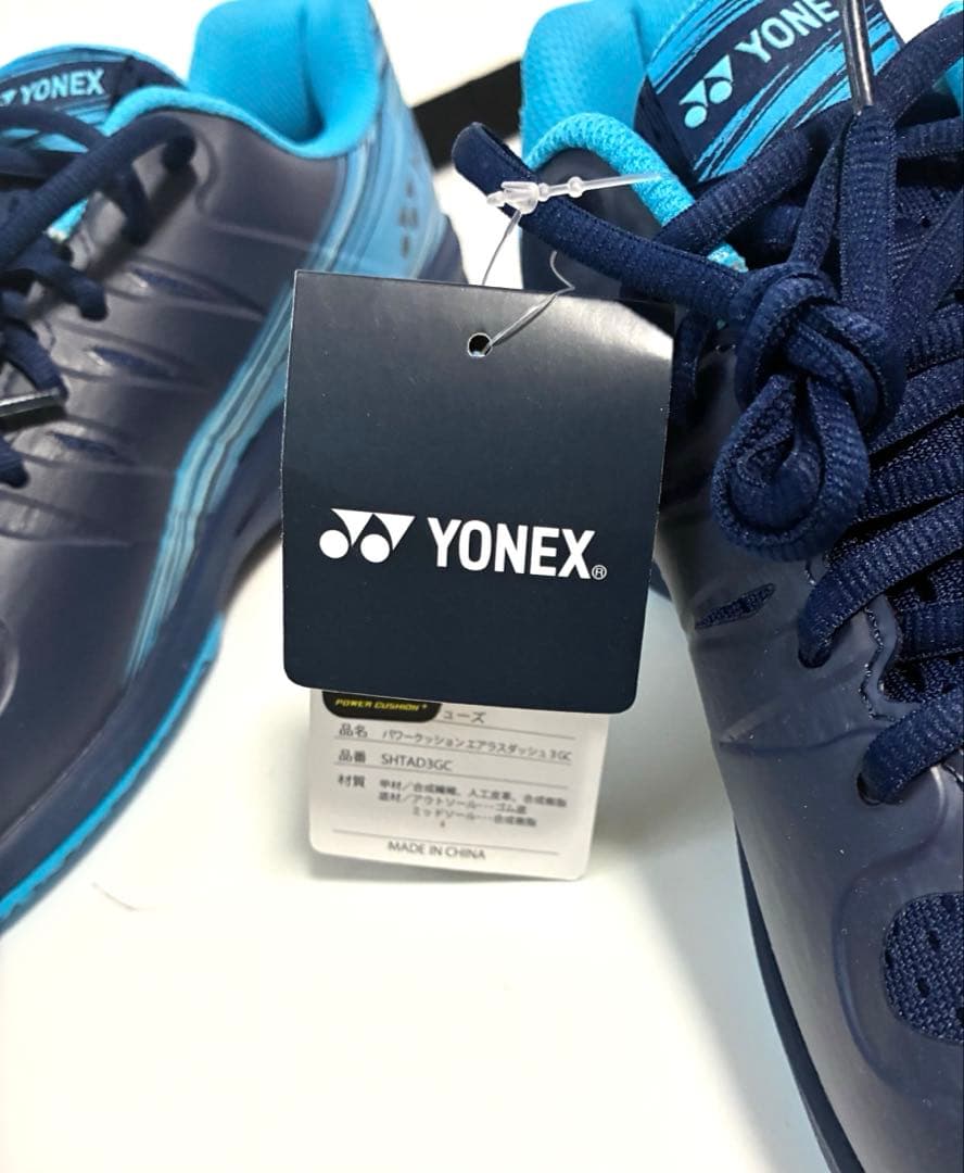 タグ付き新品YONEX パワークッションエアラスダッシュ3GCテニスシューズ27