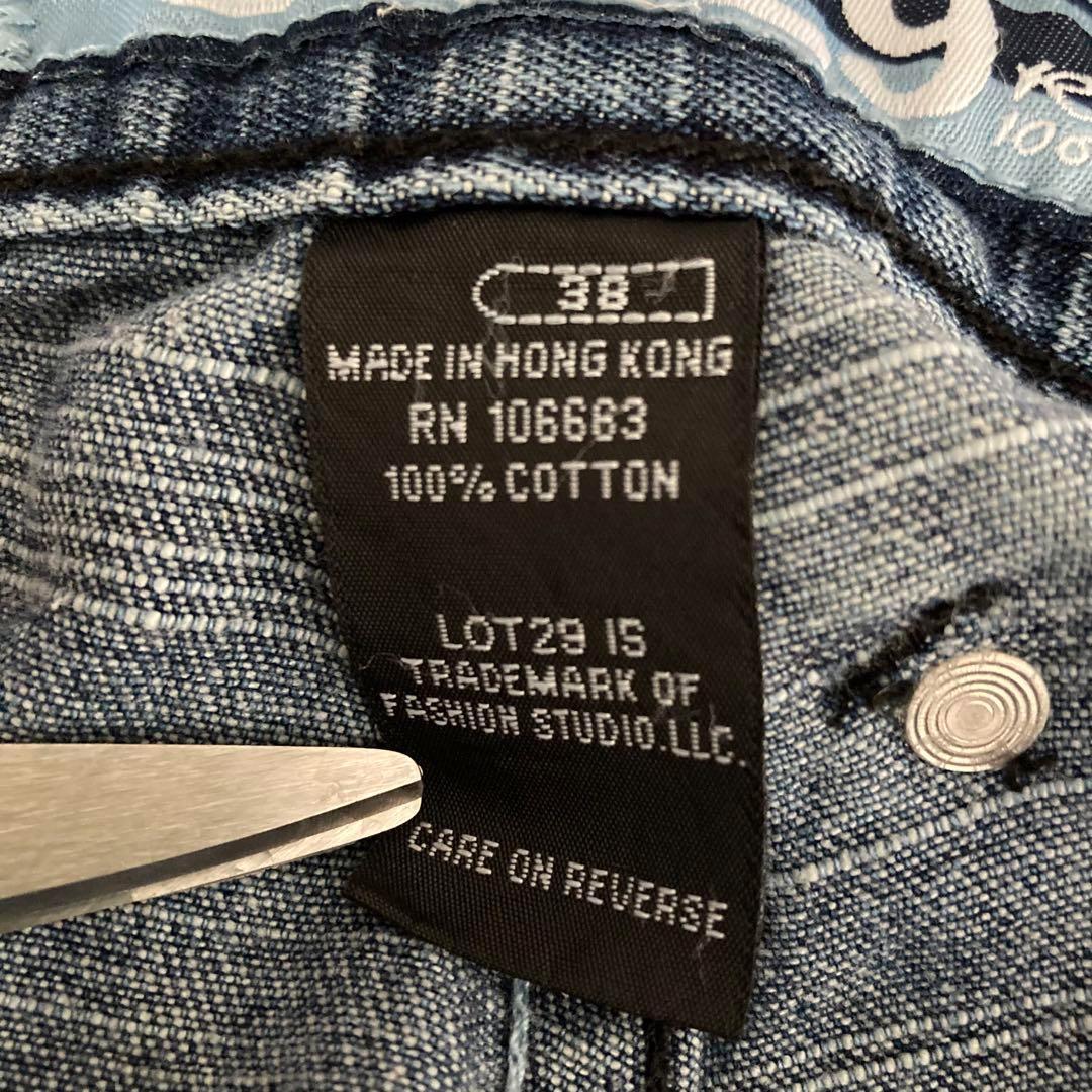 LOT29　極太バギーデニムパンツ　ルーニーテューンズ　ストリート　Y2K　3L