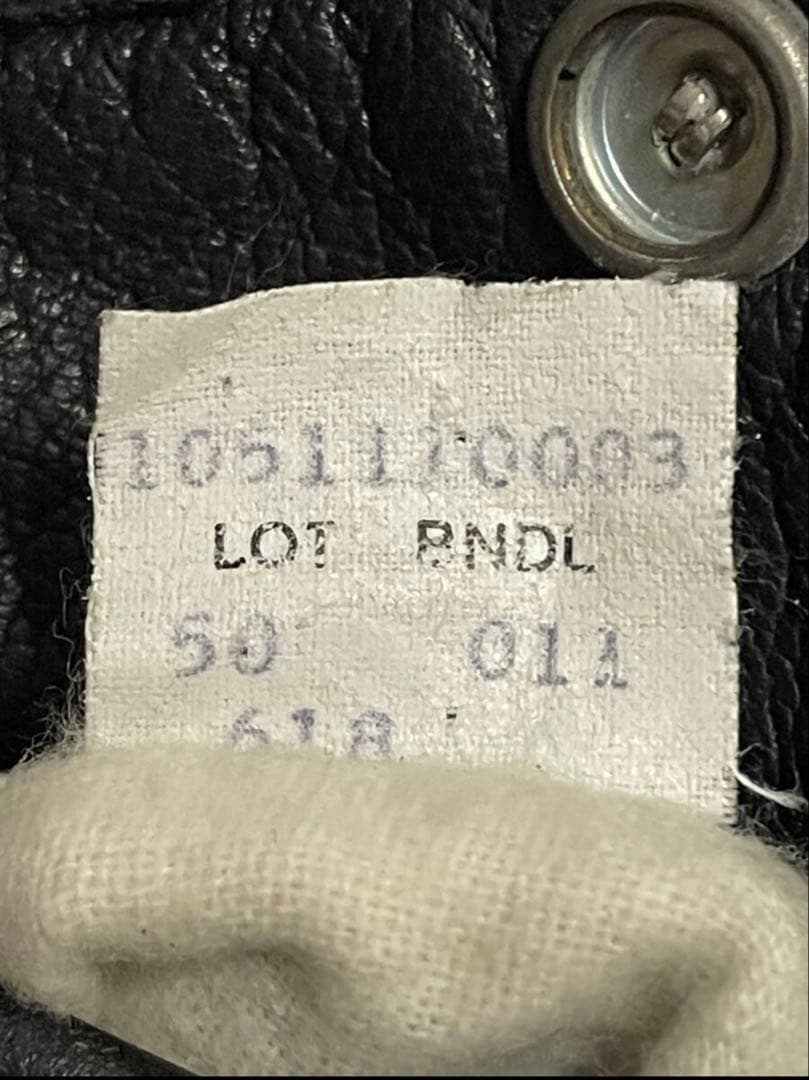 サイズ50 SCHOTT ショット 618 ダブル ライダース ビッグサイズ