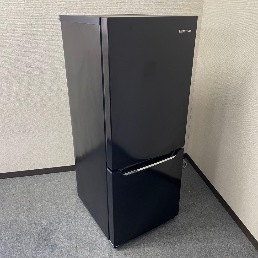 【美品】Hisense ブラック冷蔵庫 150L HR-D15CB 2020年製