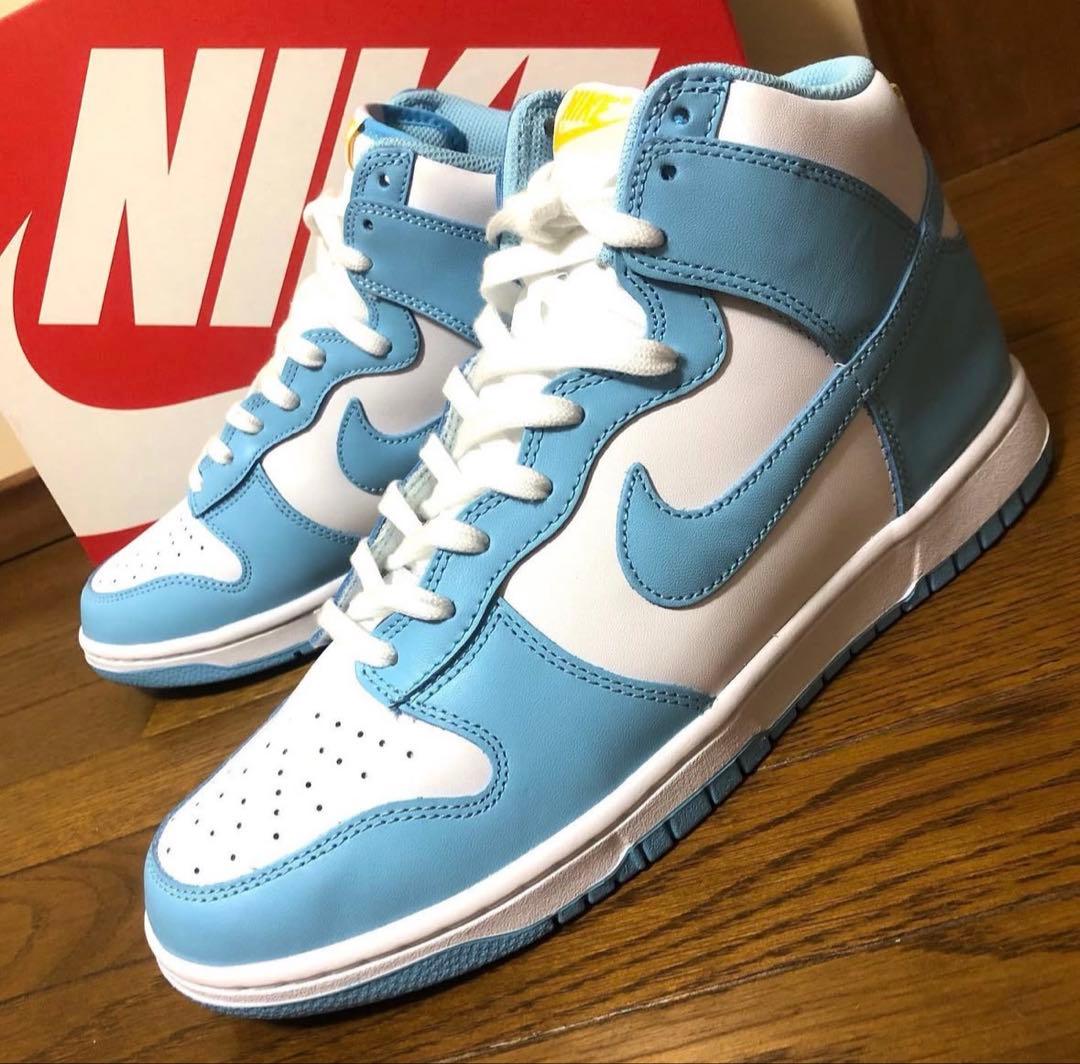 Nike Dunk High \"Blue Chill\" ダンク ブルーチル