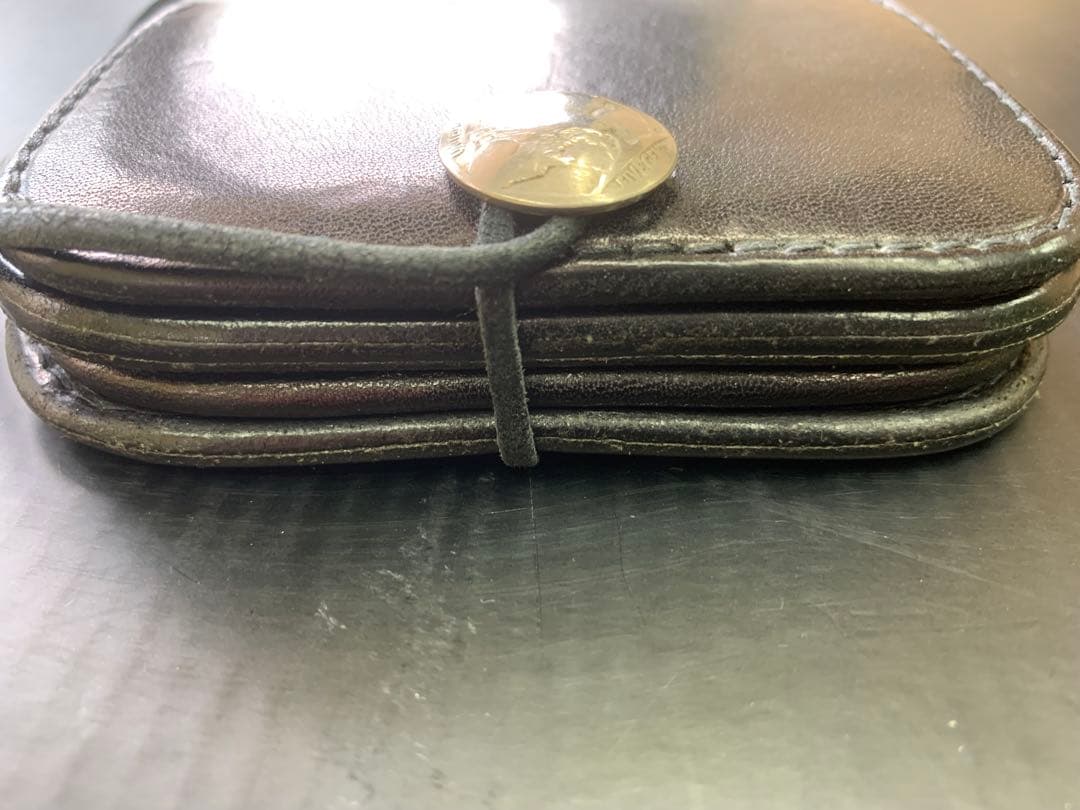 ゴローズ　角形小銭入れ　黒