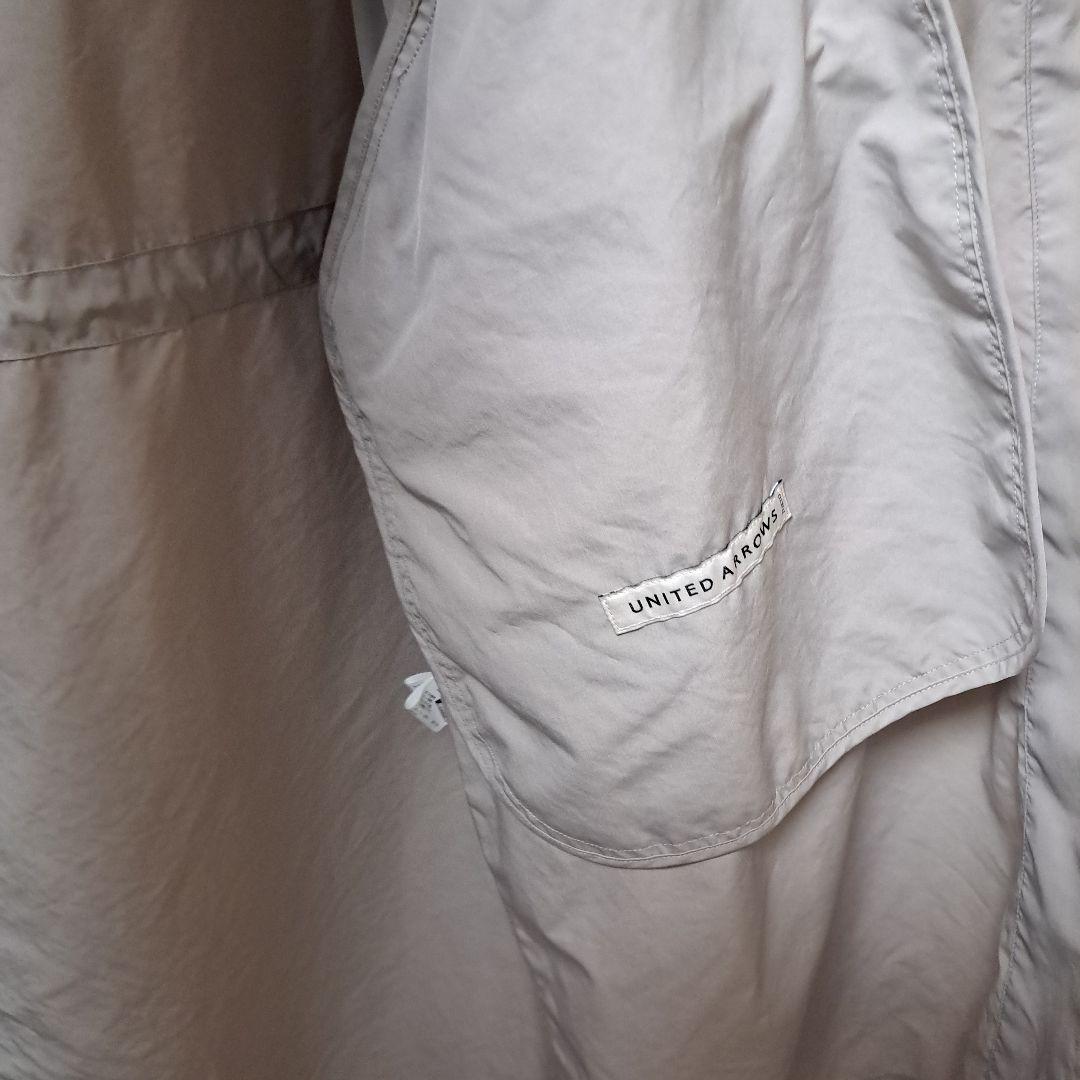 【新品タグ】ユナイテッドアローズタフタフーデットコート