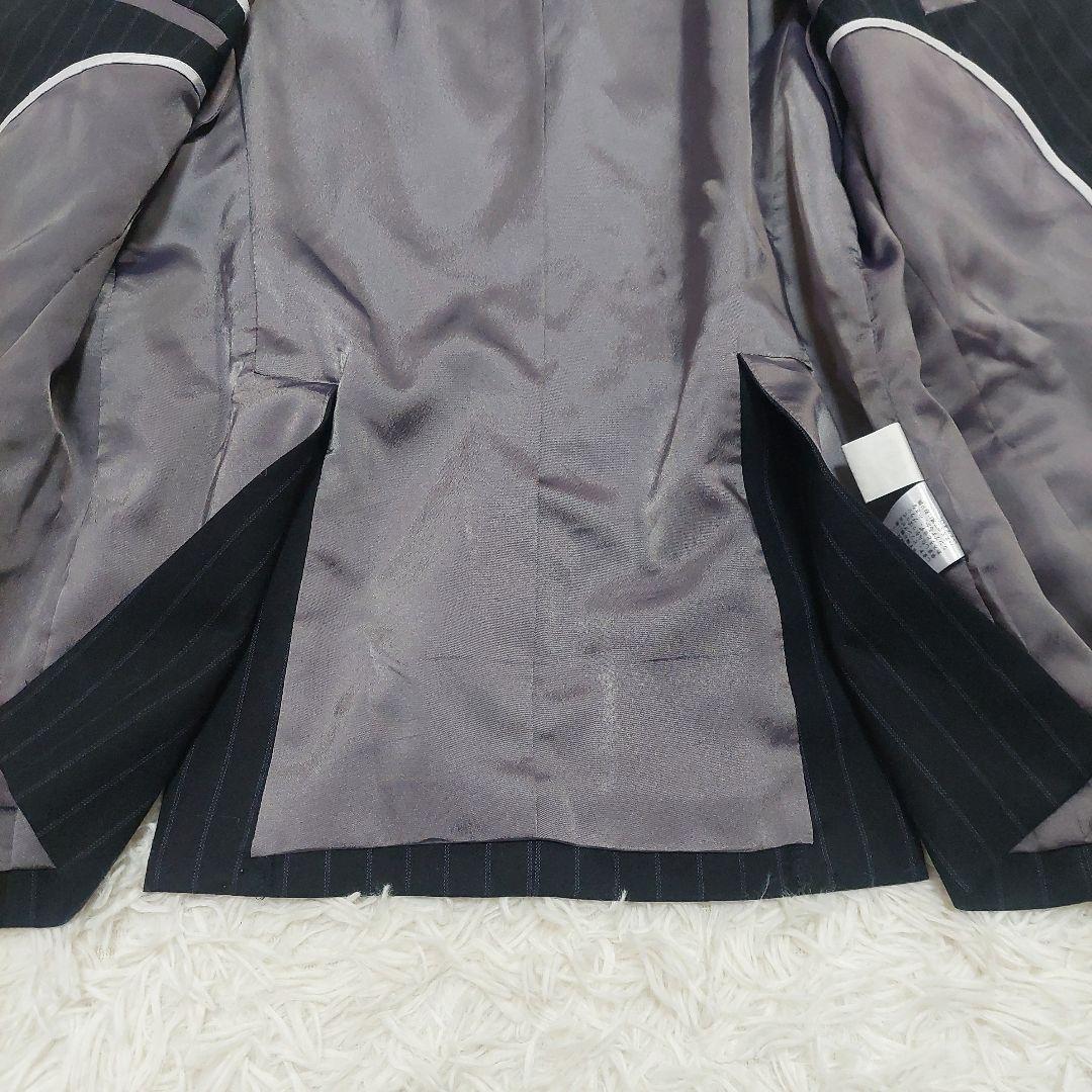 INED 大きいサイズ 15号 ウール パンツスーツ セットアップ ストライプ