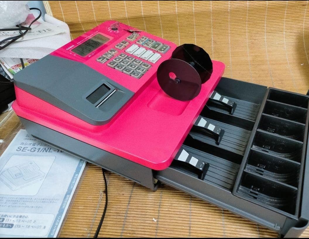 カシオレジスター　NL-100　コンパクト　人気機種　感熱紙　110888