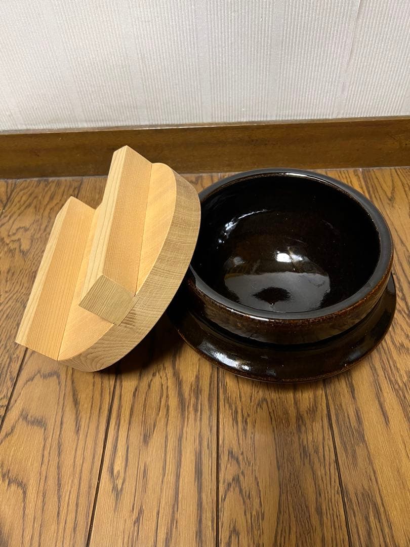 伊賀焼　土楽釜　6寸