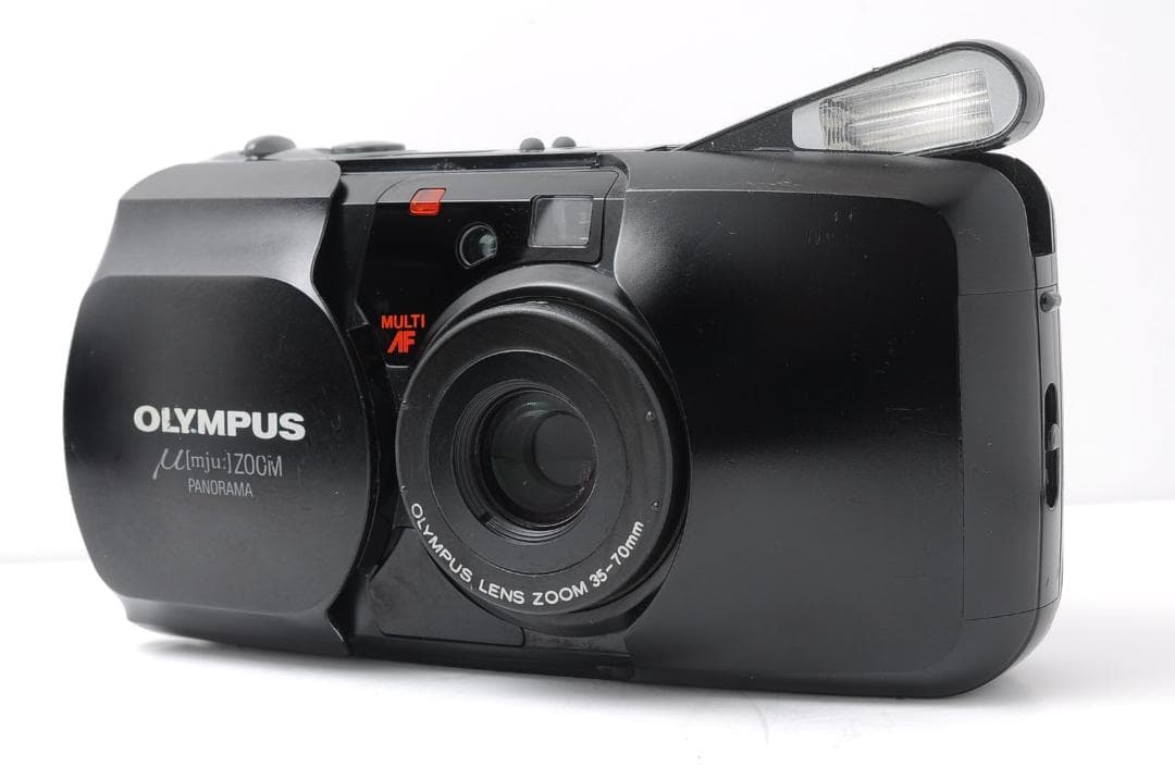 OLYMPUS μ mju ZOOM PANORAMA ブラック 動作良好