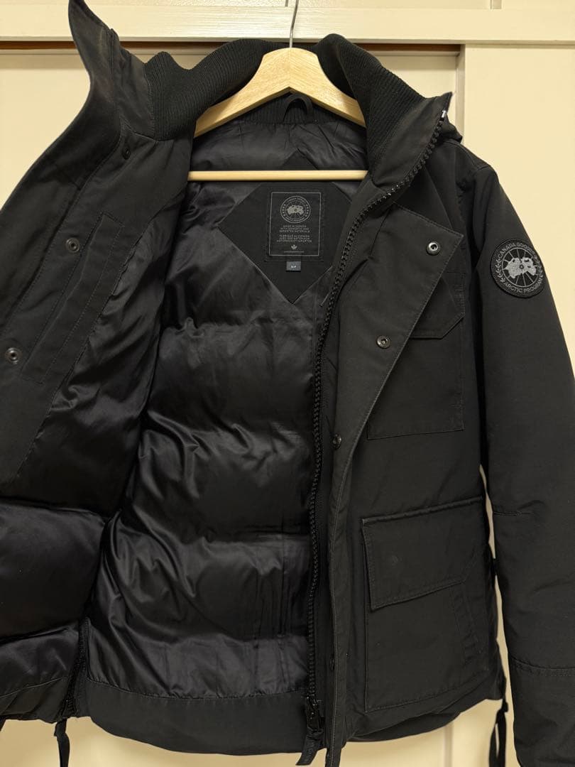 最終セール‼️安心鑑定カナダグースMAITLAND PARKA ブラックレーベル