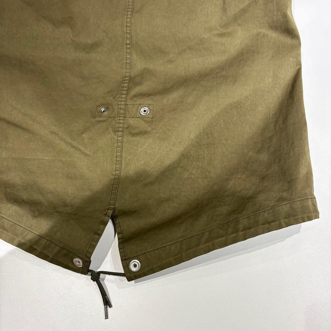 Ten c Parkaモッズコート インナーダウン、ウールフード付き　サイズ48