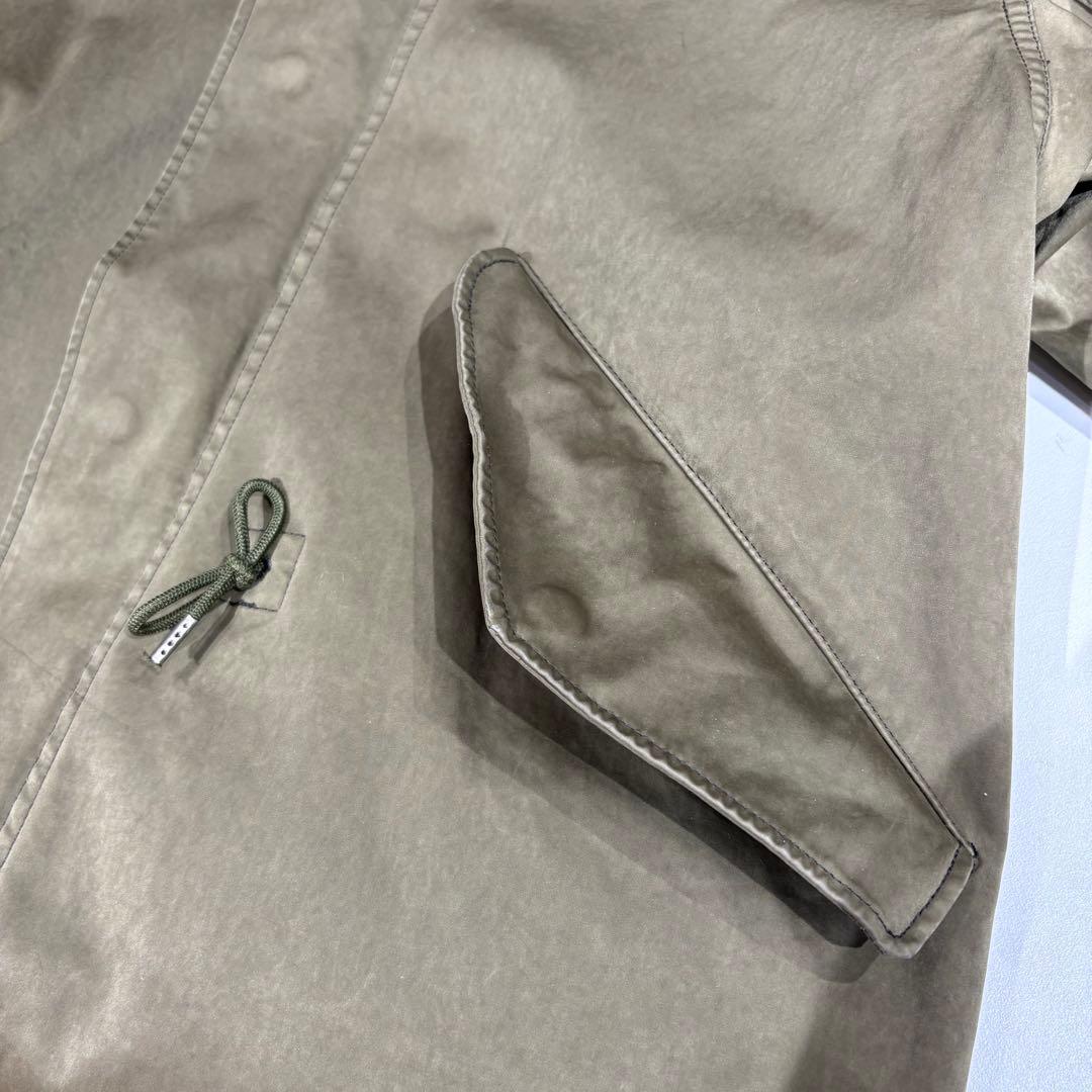 Ten c Parkaモッズコート インナーダウン、ウールフード付き　サイズ48