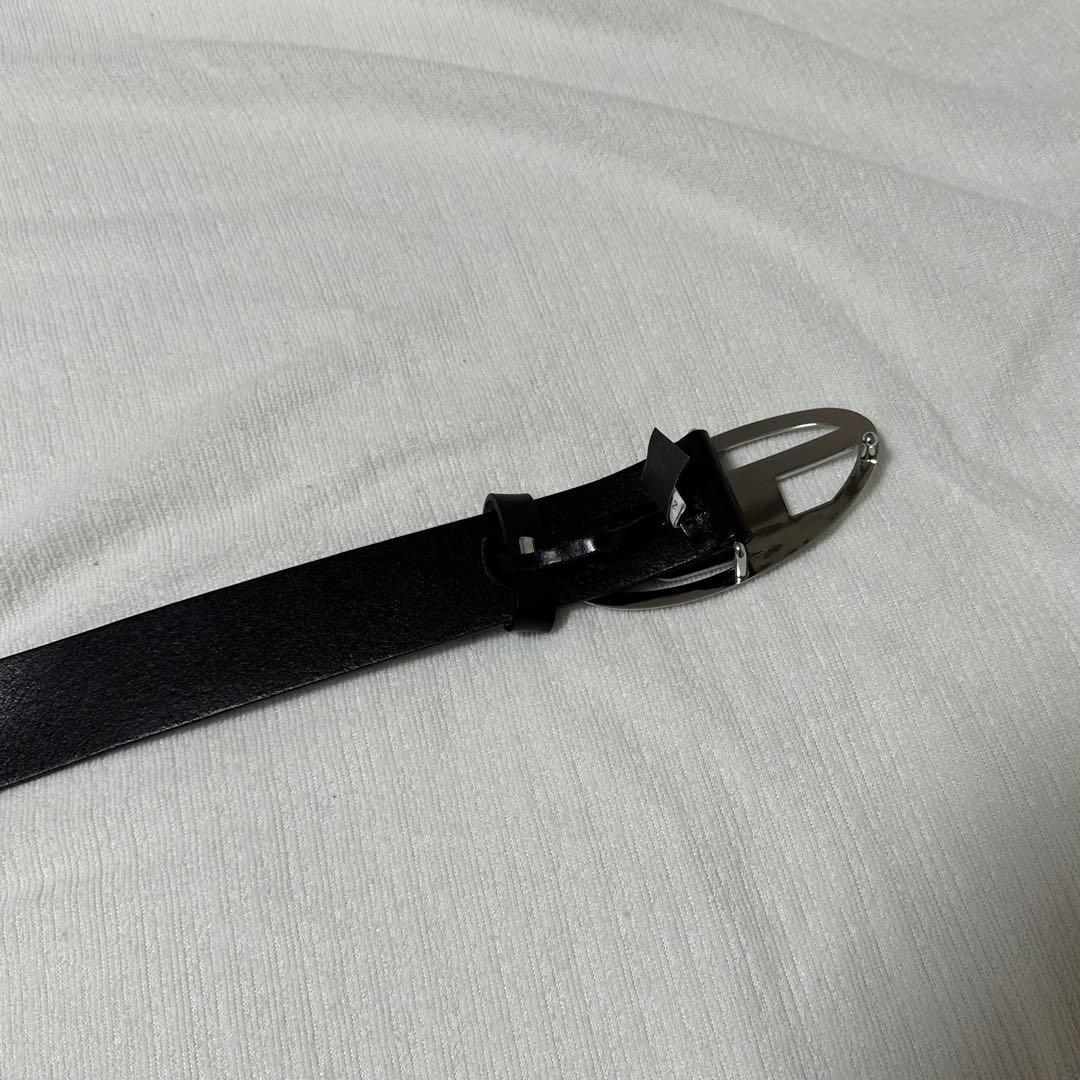 DIESEL レザーベルト　ブラック　80/32