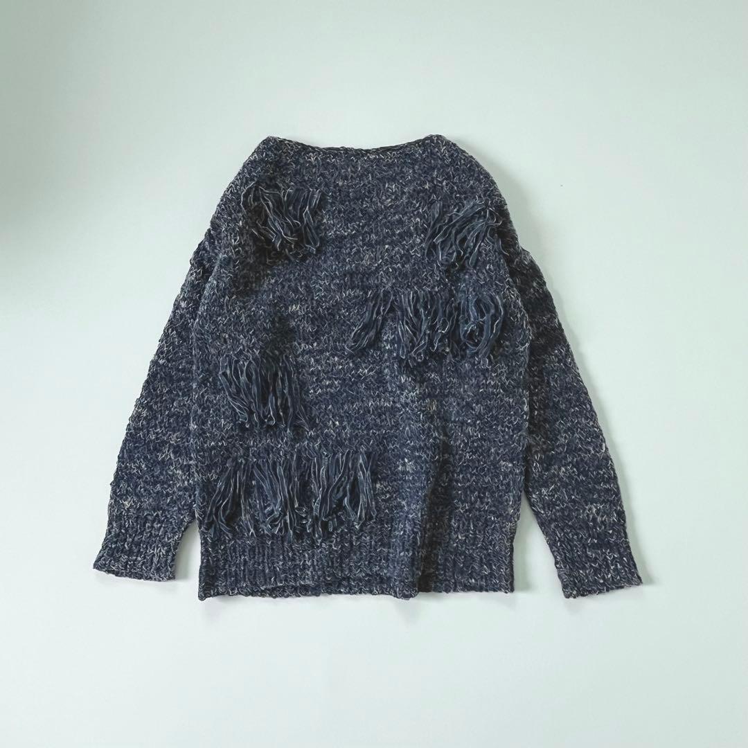 FABIANA FILIPPI レディースニット　フリンジ　ネイビー