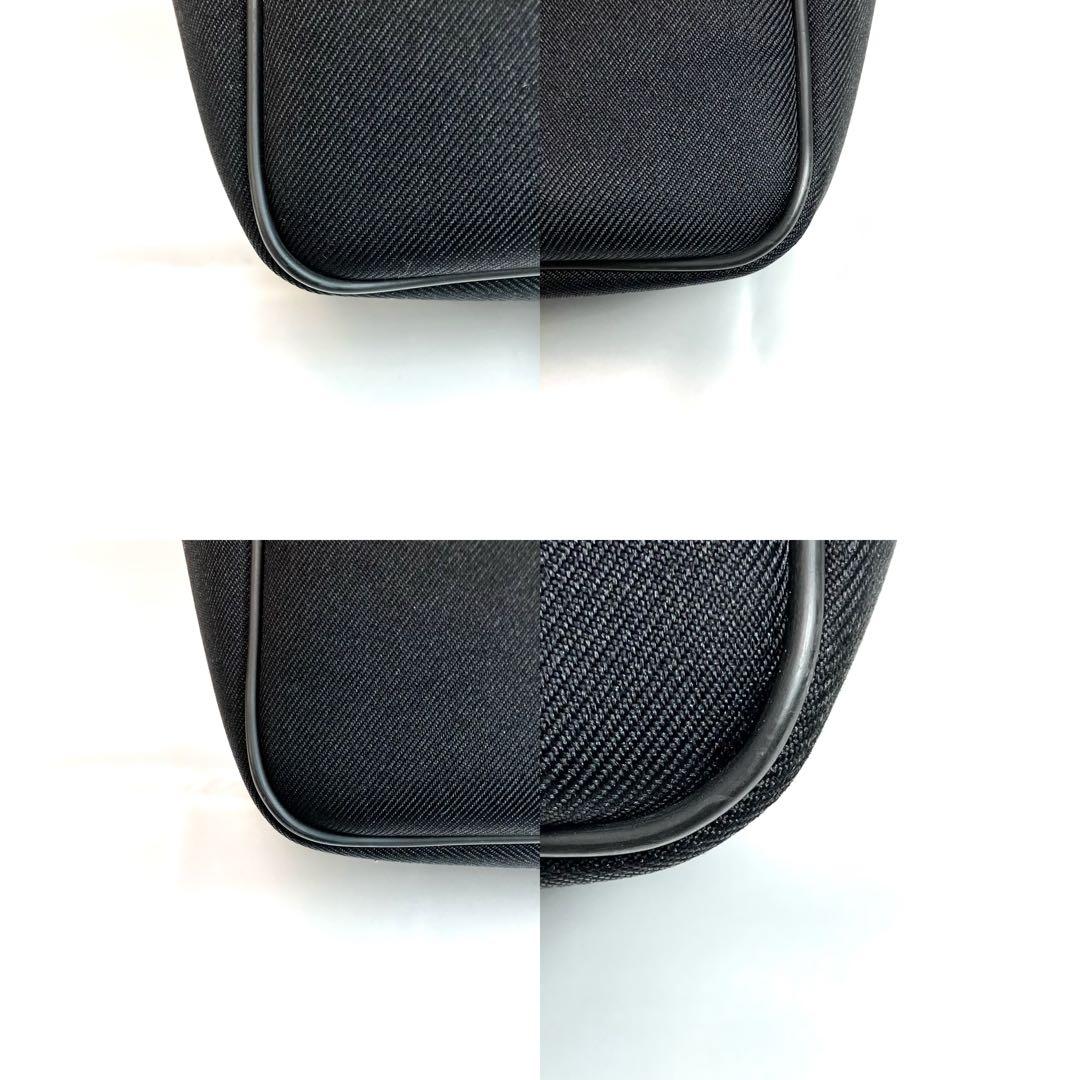 【極美品】ハンティングワールド　トートバッグ　肩掛け　でかロゴ　A4 ブラック