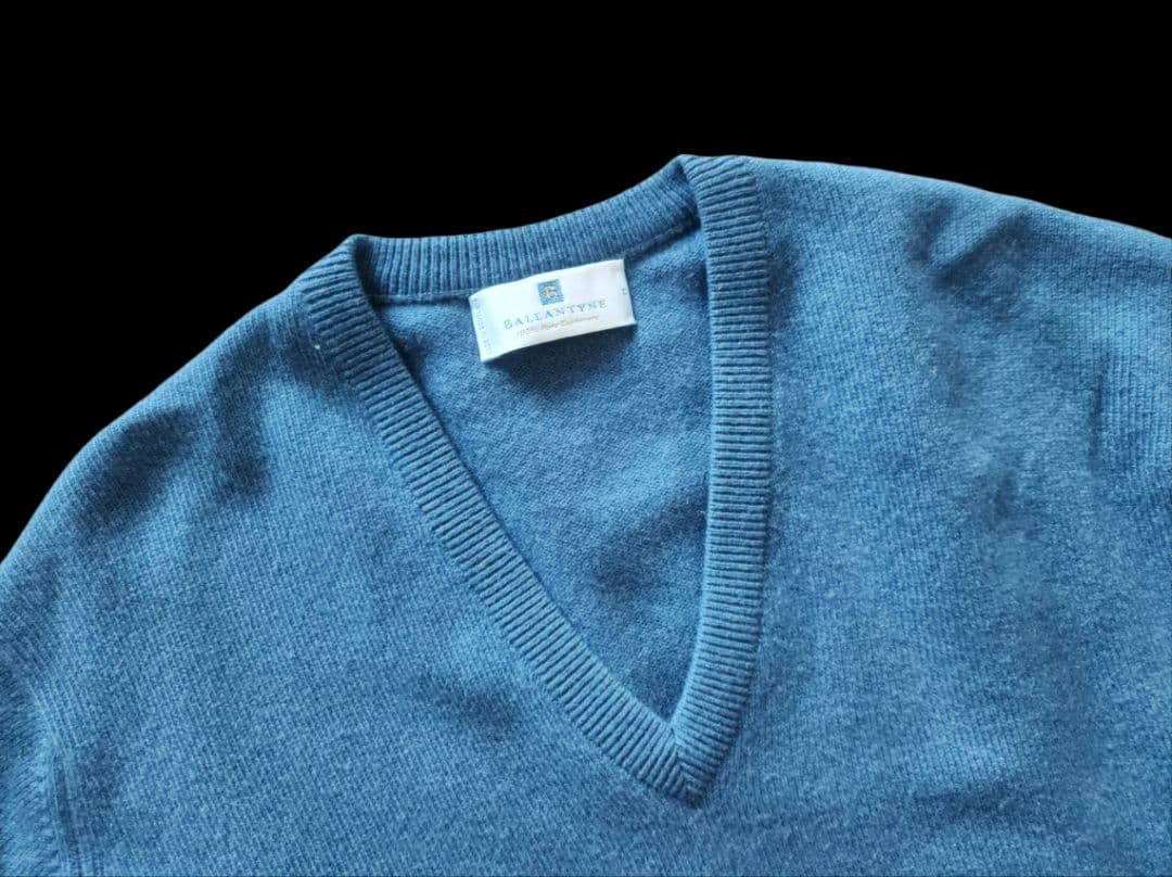 極美品 90s Ballantyne Pure Cashmere 42