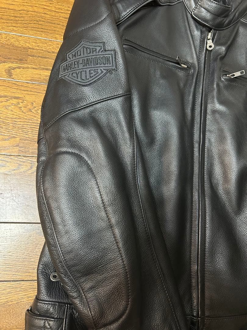 【希少　美品】ハーレーダビッドソン　ライダースジャケット　スカル