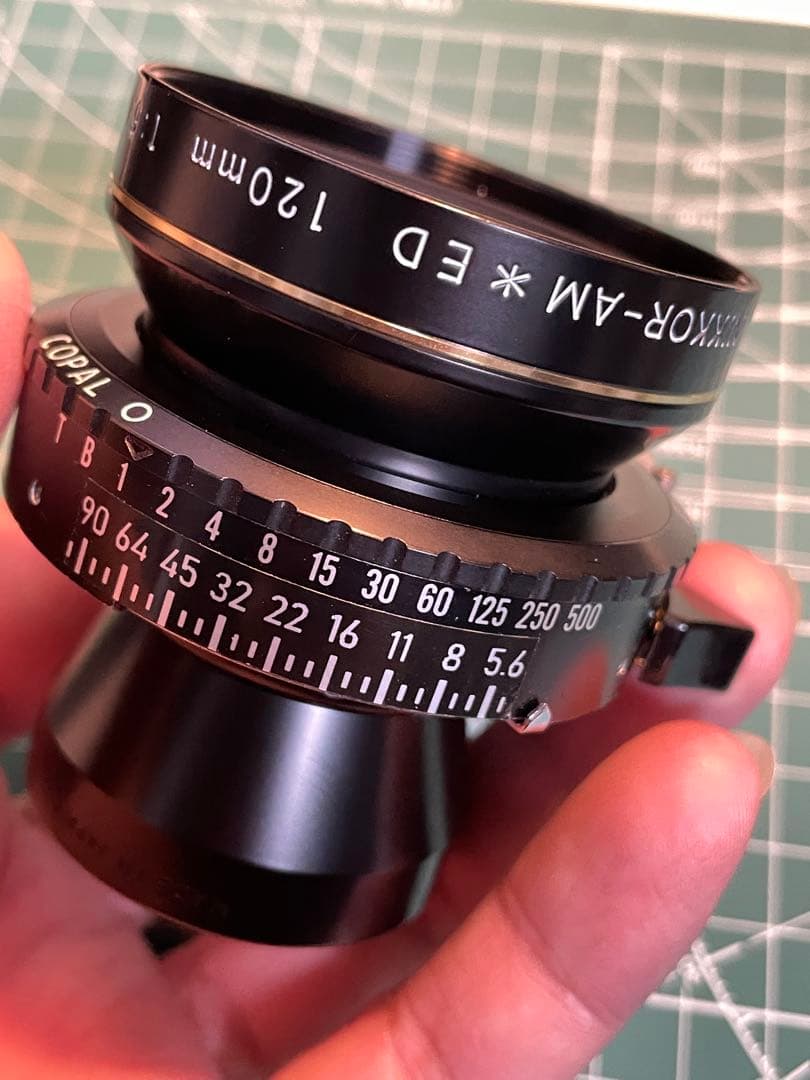 nikon ニコン　nikkor am ed 120mm f5.6 大判　レンズ