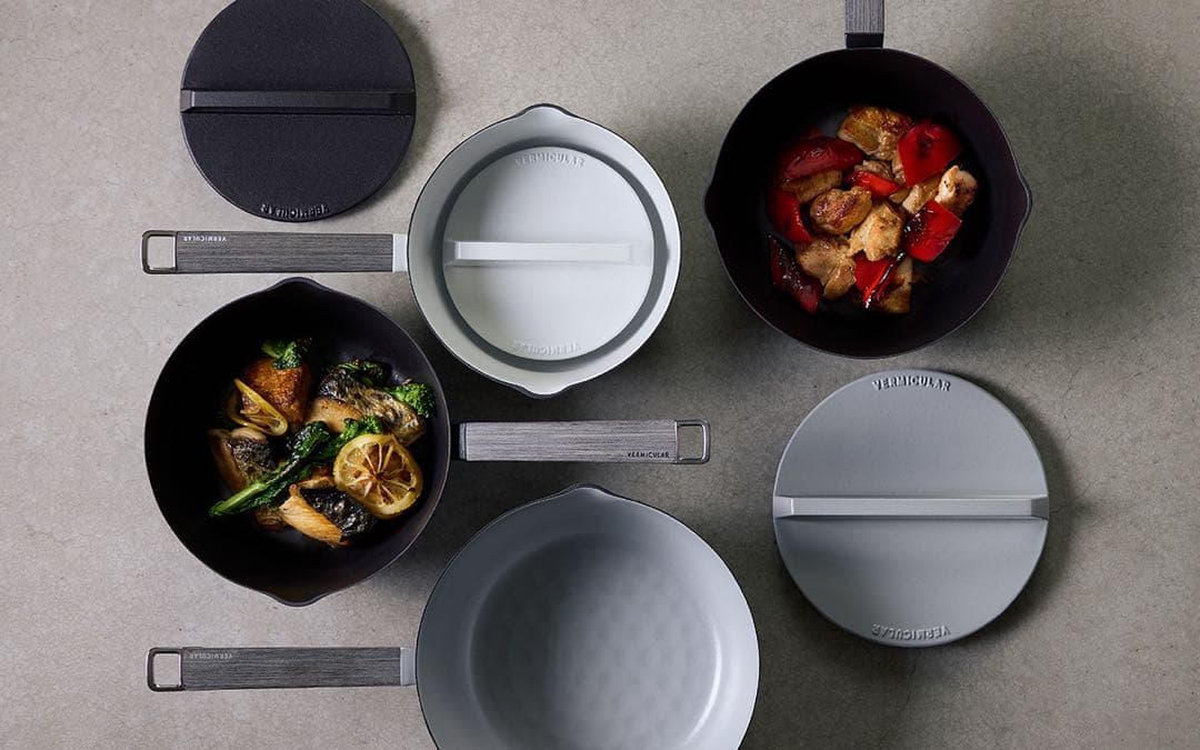 VERMICULAR Yukihira ブラック 18cm ＋専用蓋2種セット