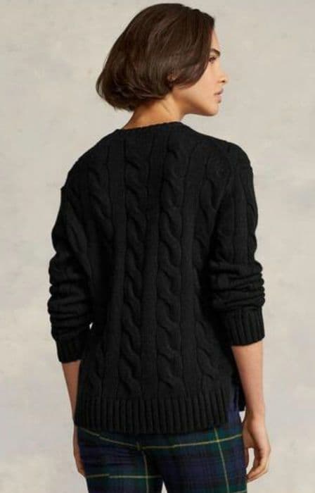 momo様【美品】ラルフローレン大人気オーバーサイズカシミヤ太ケーブルニット現行