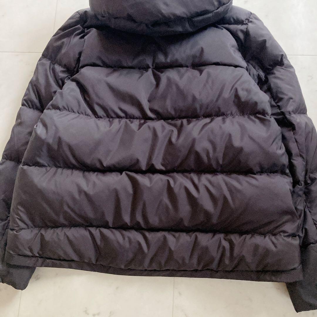 美品　スローブイエナ　ショールフードショートダウンコート　ブラック　38