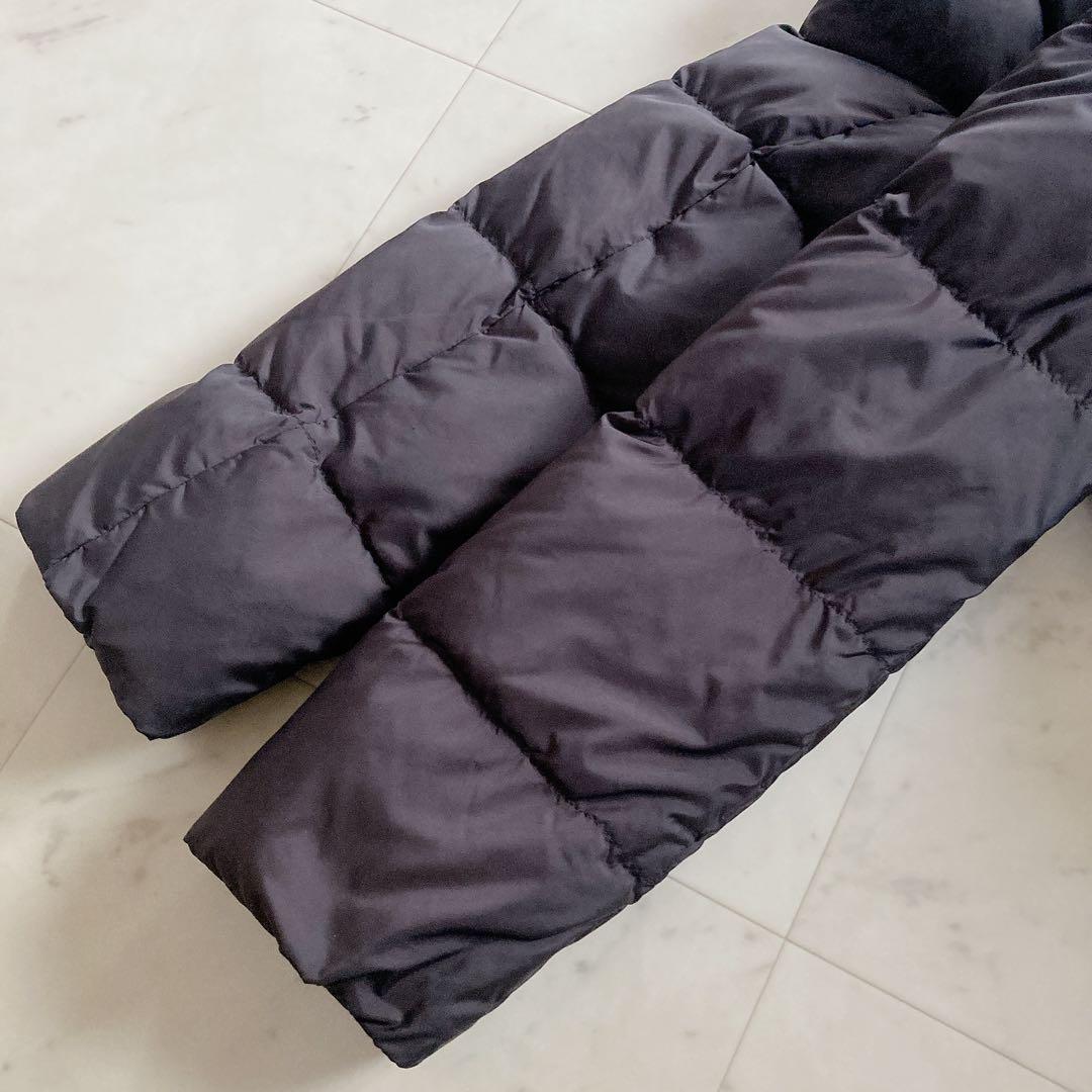 美品　スローブイエナ　ショールフードショートダウンコート　ブラック　38