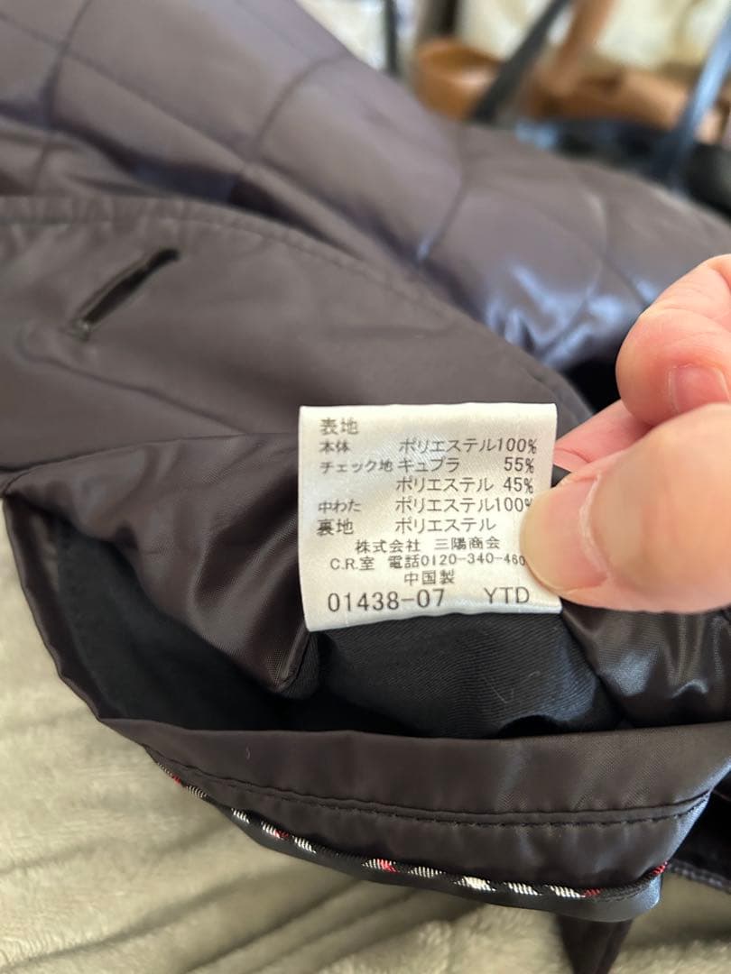 バーバリー　ブラックレーベル　ダウンジャケット　M